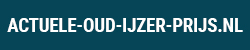 Actuele oud ijzer prijs